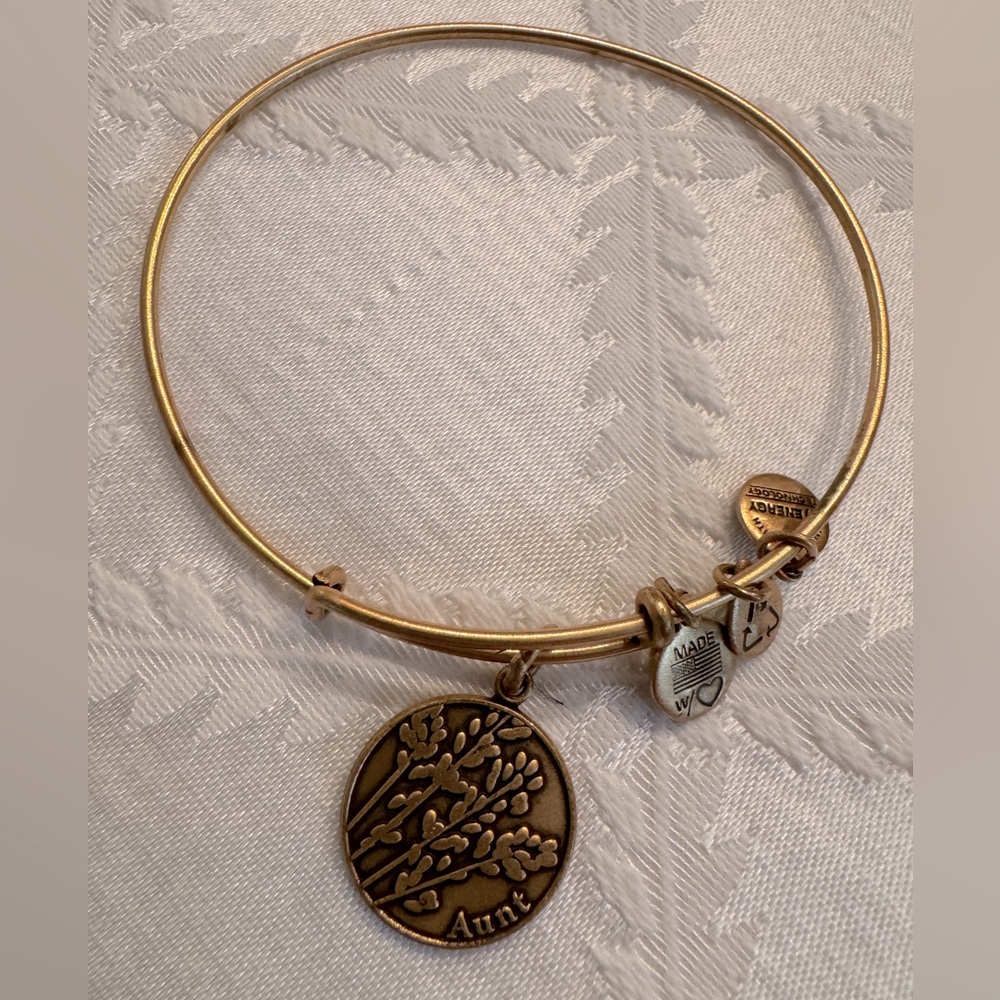 Alex and Ani Nature AUNT Charm Bracelet
